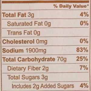 Muso From Japan Organic Ramen Miso 4.1 Ounce Nutritional Facts